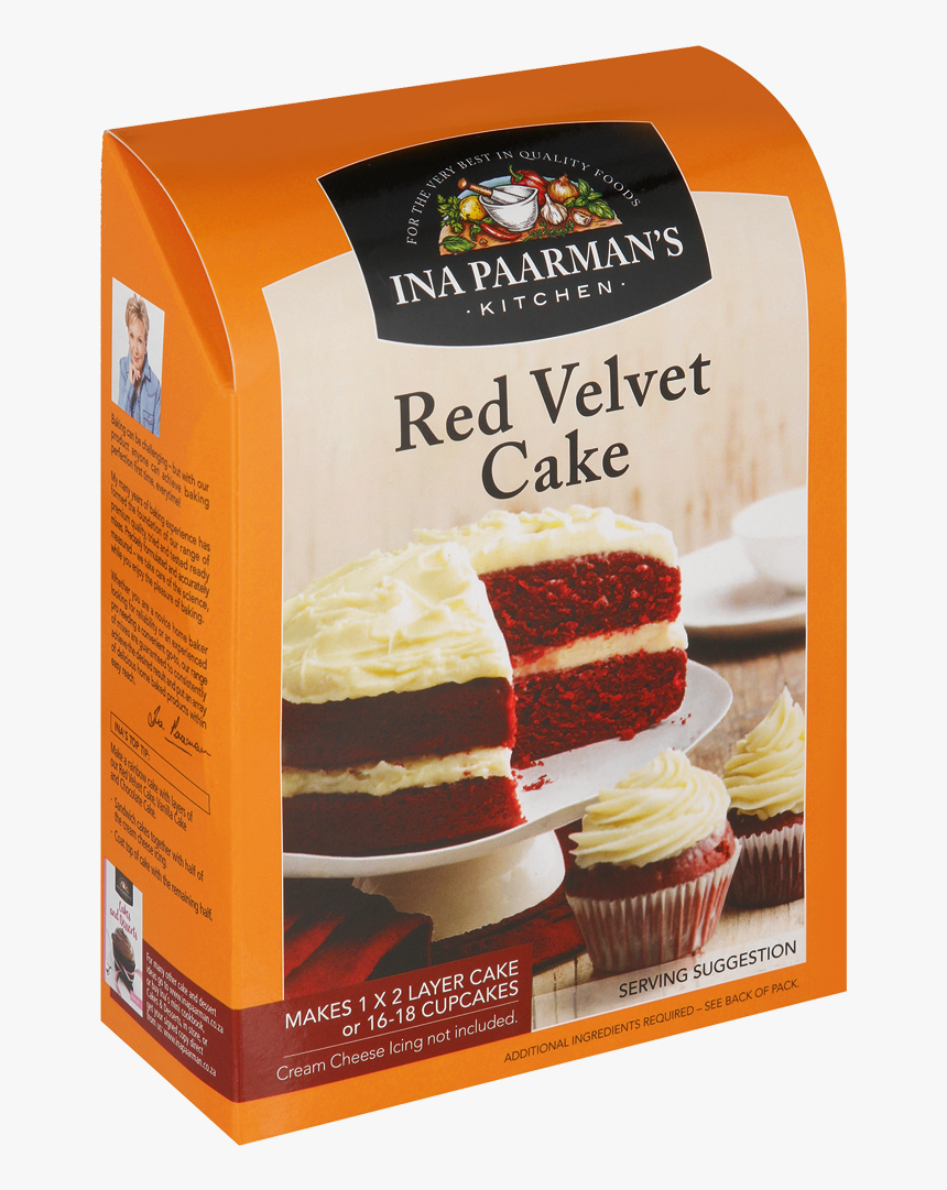 Transparent Red Velvet Cake Png - Ina Paarman Red Velvet Cake Mix, Png Download, Free Download