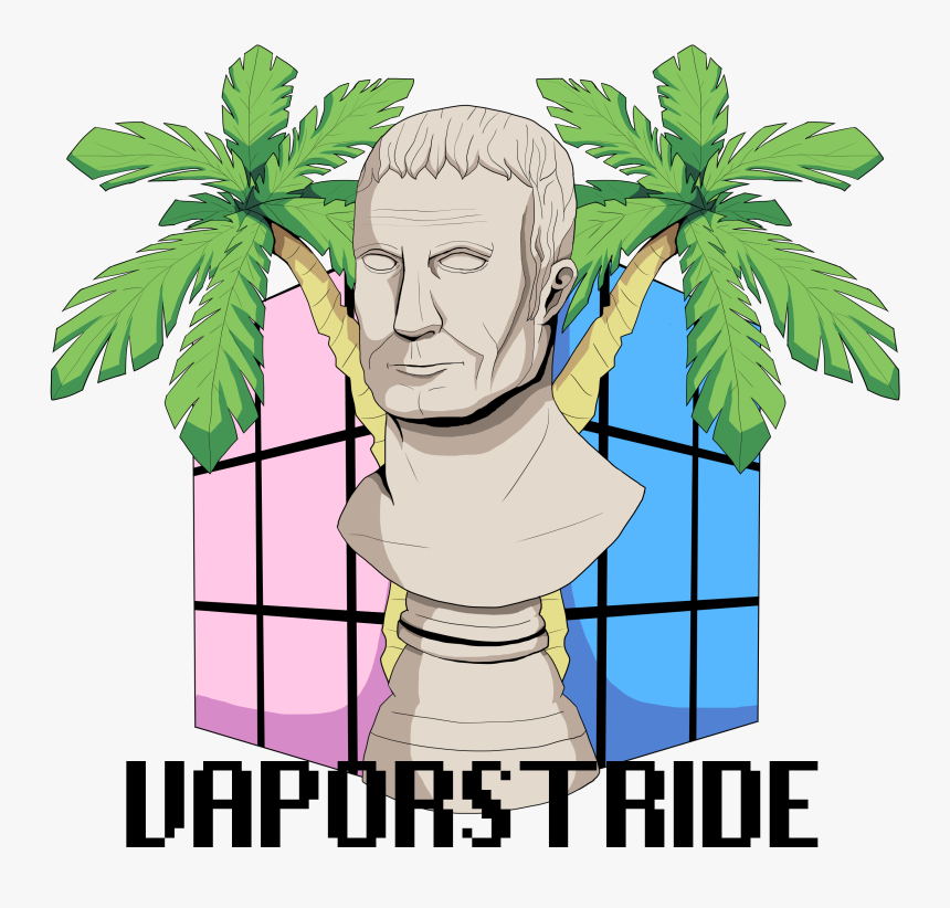 Transparent Vaporwave Palm Tree Png - Illustration, Png Download, Free Download