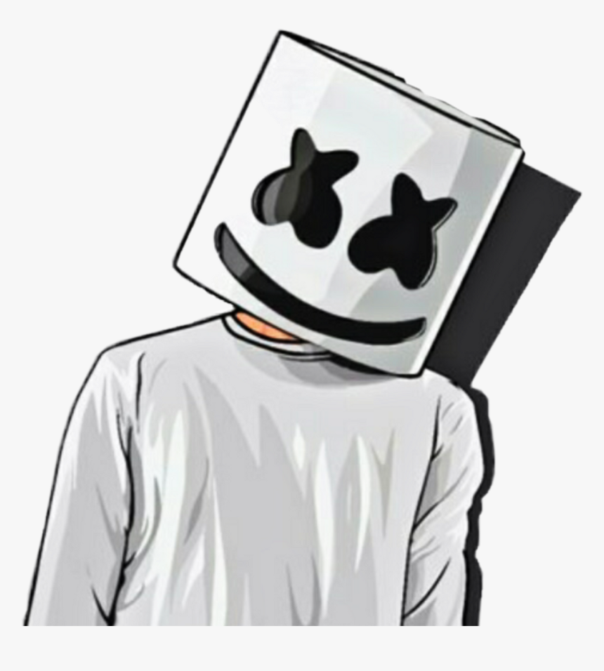 Marshmello Sticker Free Freesticker Singer Marshmellows - Marshmello Png, Transparent Png, Free Download