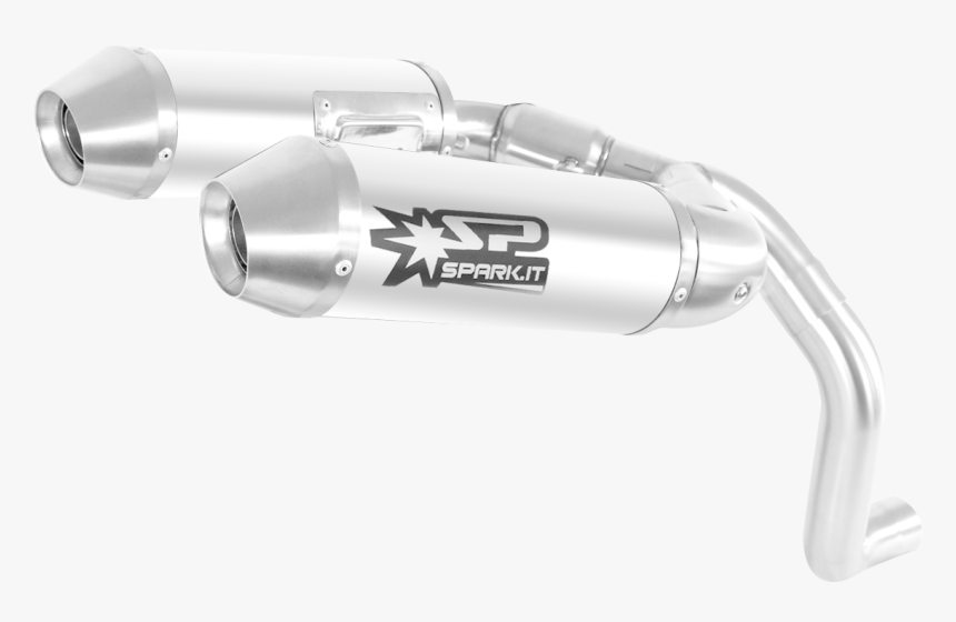 Spark Ducati Monster 1100 Evo Titanium High "double-round - Spark Exhaust, HD Png Download, Free Download