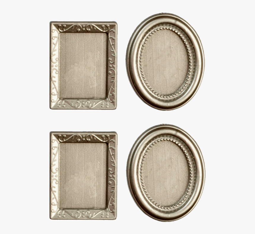 Silver Dollhouse Miniature Picture Frames - Picture Frame, HD Png Download, Free Download