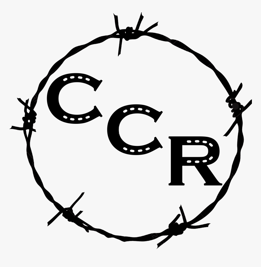 Barbed Wire Ccr Logo Large - Circle, HD Png Download, Free Download