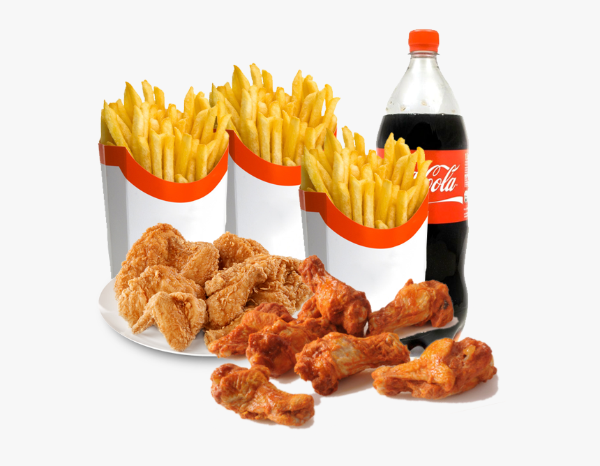Chicken And Fries Bucket, HD Png Download, Free Download
