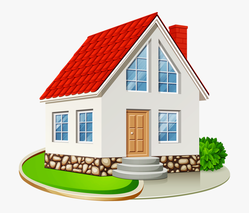 Thumb Image - House With White Background, HD Png Download, Free Download