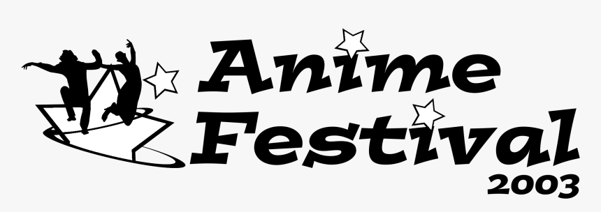 Anime Festival Logo Black And White - Anime Festival Asia, HD Png Download, Free Download