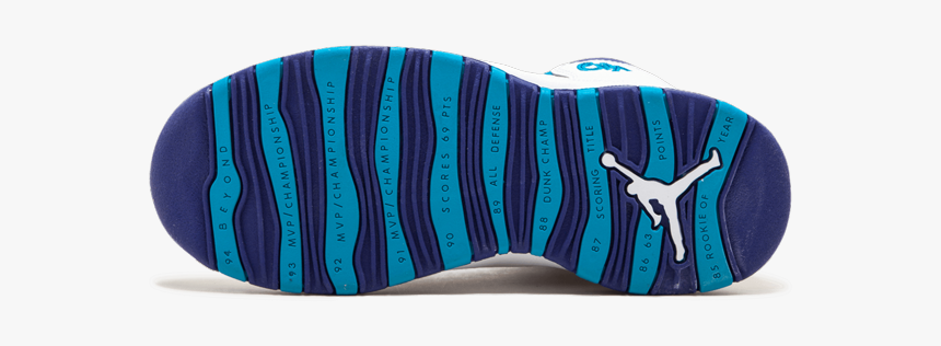 Jordan 10 Bp "charlotte Hornets - Shoe, HD Png Download, Free Download