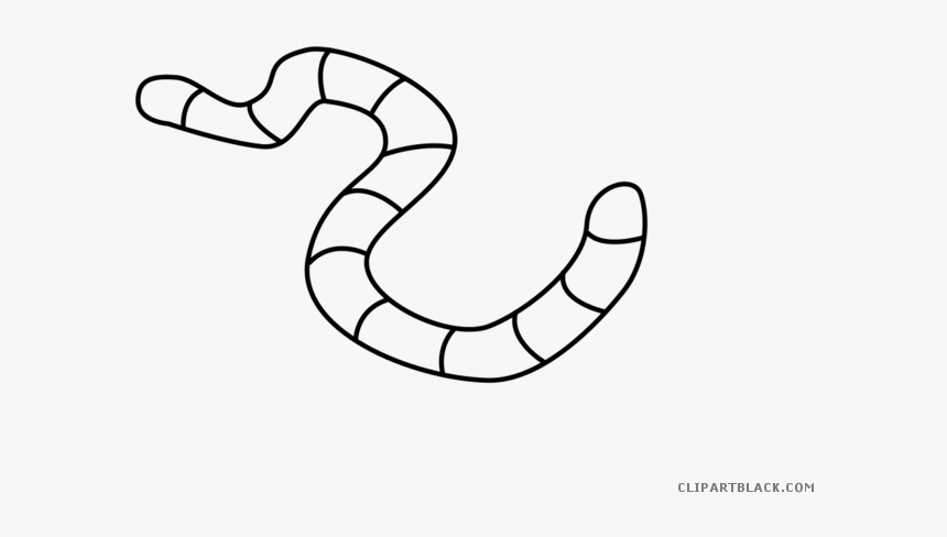 Earthworm Animal Free Black - Transparent Background Worm Clipart, HD Png Download, Free Download