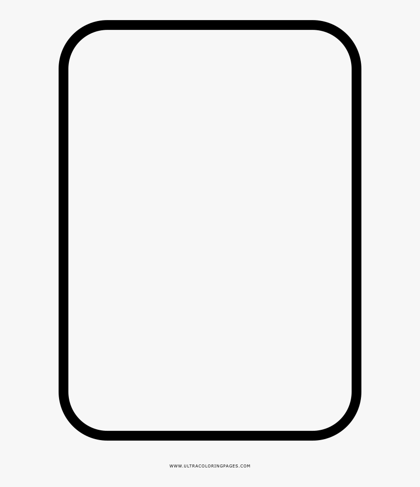 Paper Sheet Coloring Page - Iphone Frame Png Hd, Transparent Png, Free Download