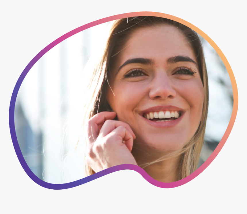 Transparent Laughing Barry Face - Smiling Girls, HD Png Download, Free Download