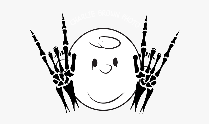 Rock On Skull Hands, HD Png Download, Free Download