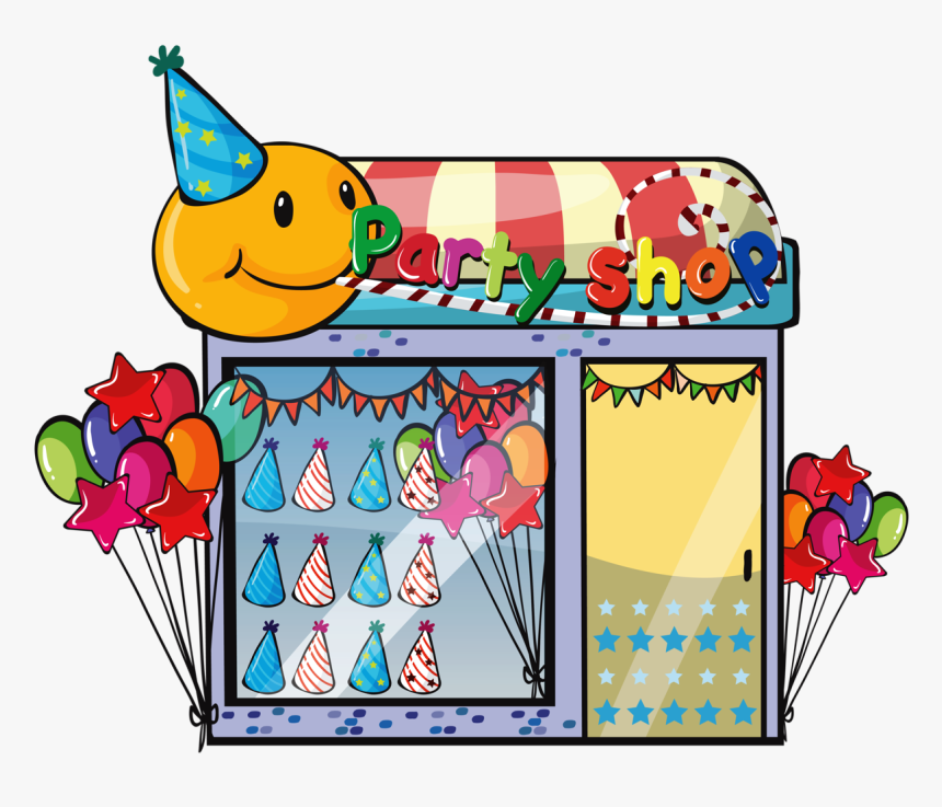 Party Shop Clip Art, HD Png Download, Free Download
