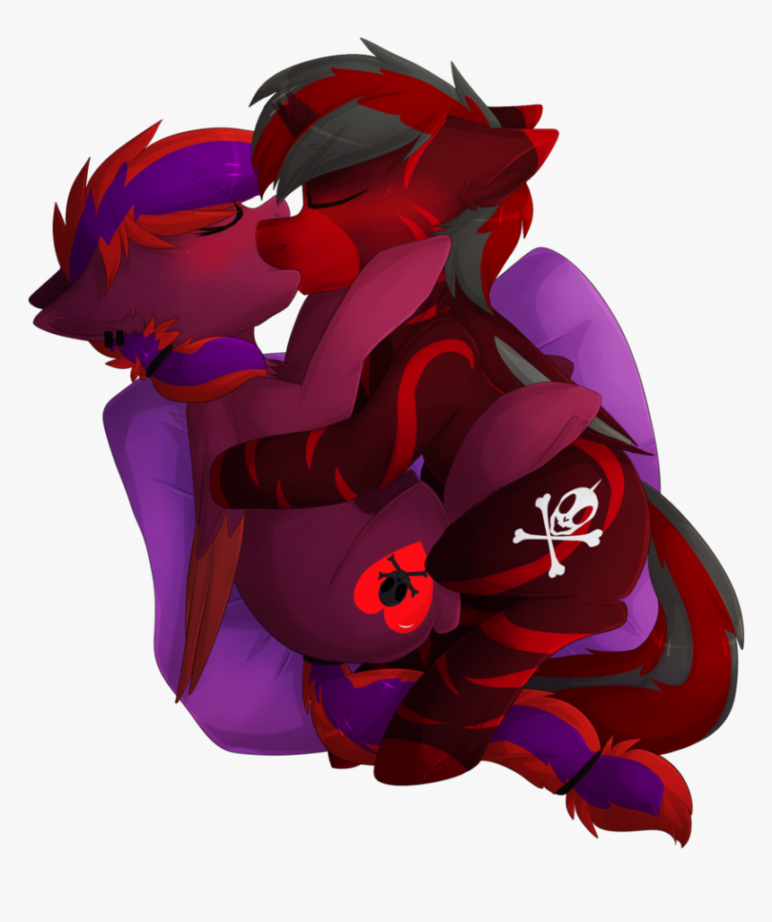 Couple Mlp Base Kissing, HD Png Download, Free Download