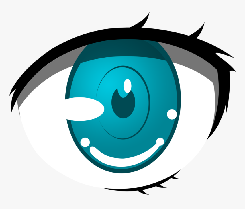 Anime Clipart Cartoon Eyes Png Animated Blue Cartoon - Transparent Anime Eyes Png, Png Download, Free Download