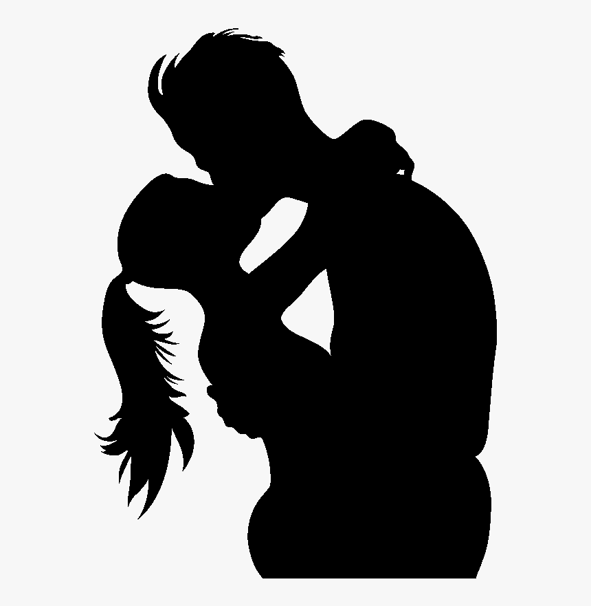 Love Kiss Intimate Relationship Romance - Kiss Couple Png Icon, Transparent Png, Free Download