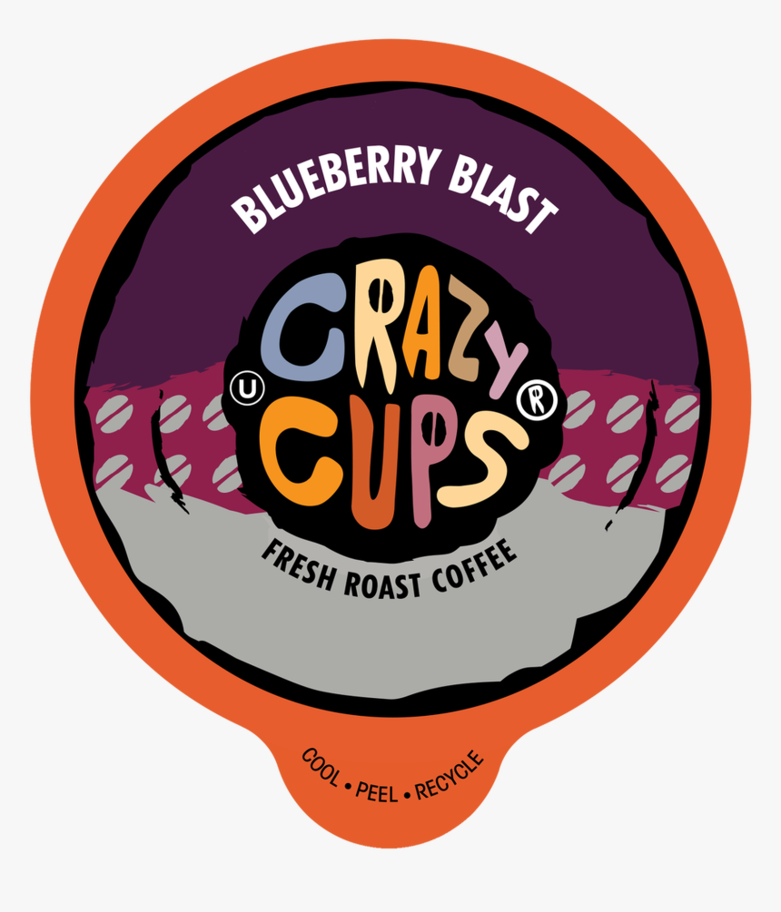 Crazy Cups Blueberry Blast Flavored Coffee Single Serve - Circle, HD Png Download, Free Download