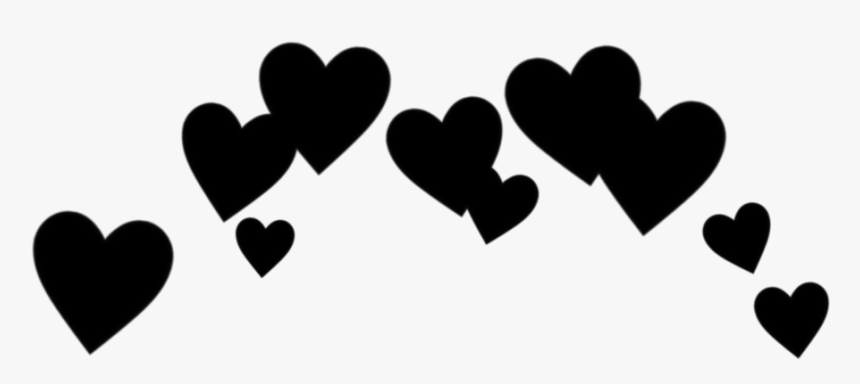 Black Heart Crown Png, Transparent Png , Png Download - Black Heart Crown Png, Png Download, Free Download