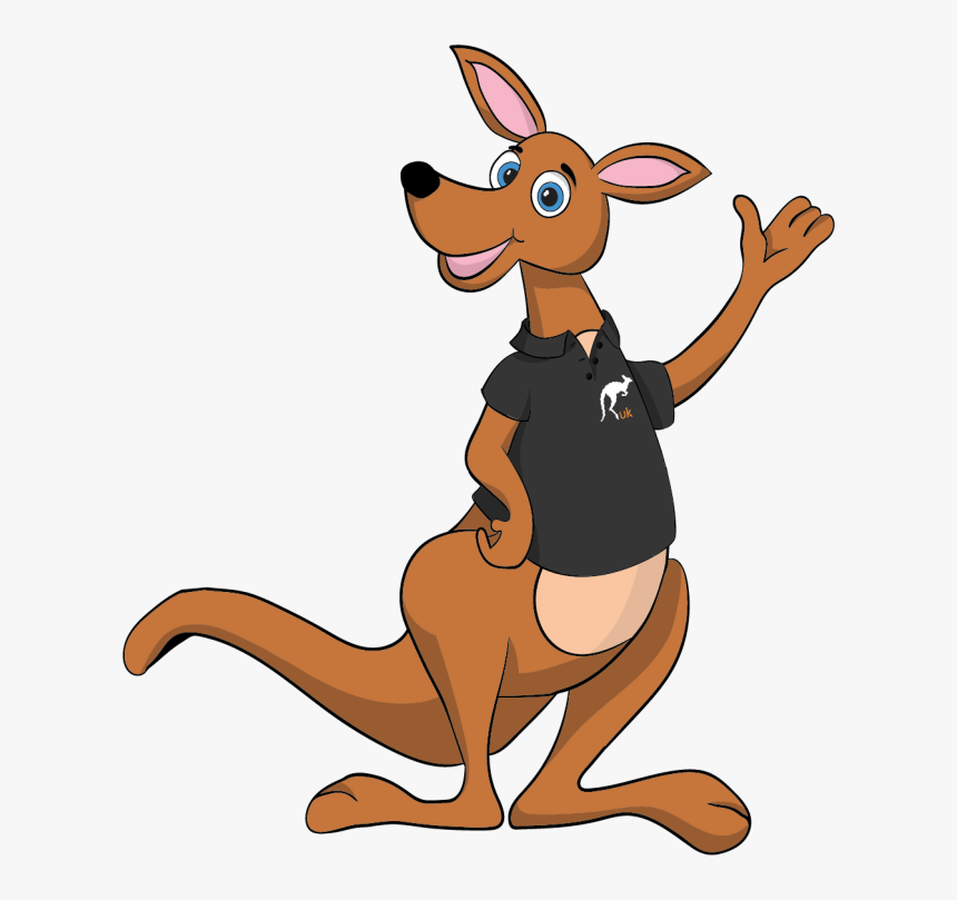 The Kangaroo Uk Character - Cartoon, HD Png Download, Free Download