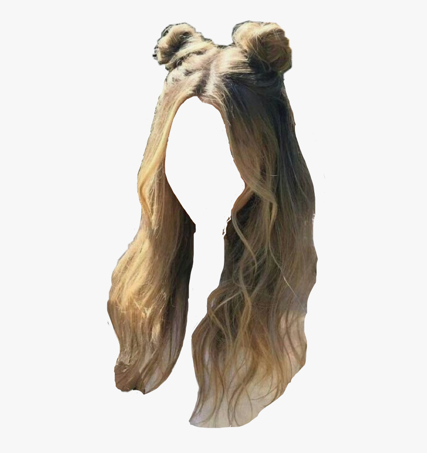 Wig Png Cut Out - Long Hair Cut Out, Transparent Png, Free Download