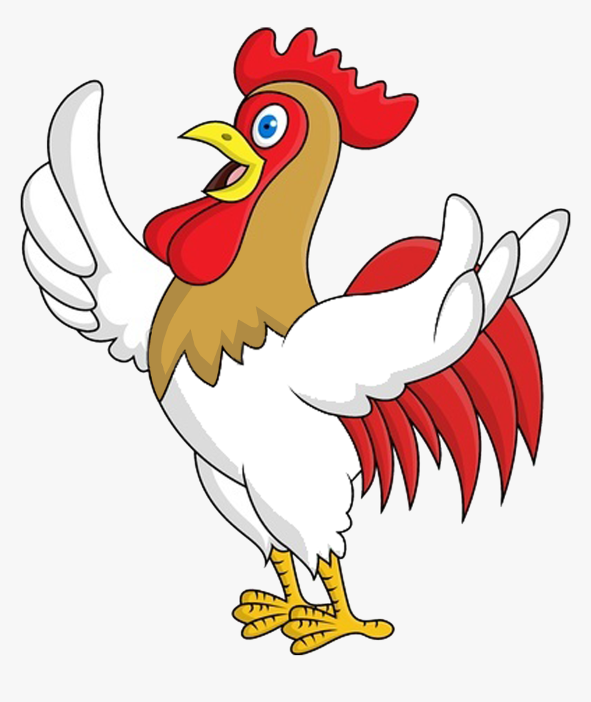 Clip Art Rooster Cartoon Clip Art - Rooster Cartoon Png, Transparent Png, Free Download