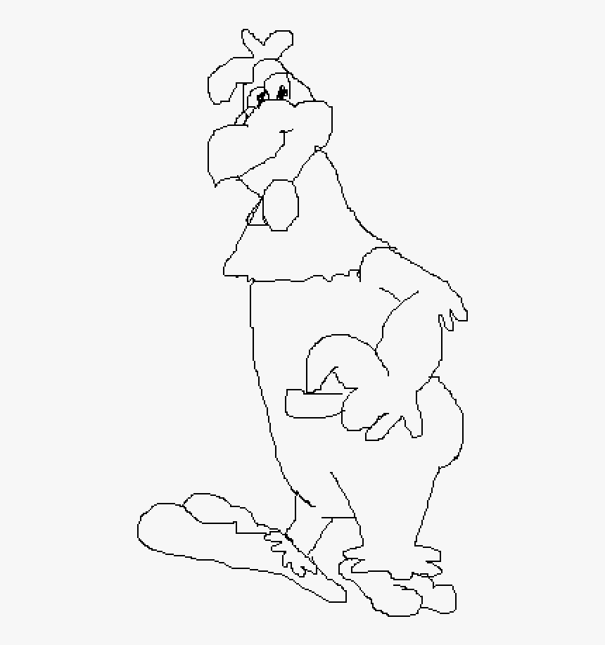 Foghorn Leghorn , Png Download - Line Art, Transparent Png, Free Download