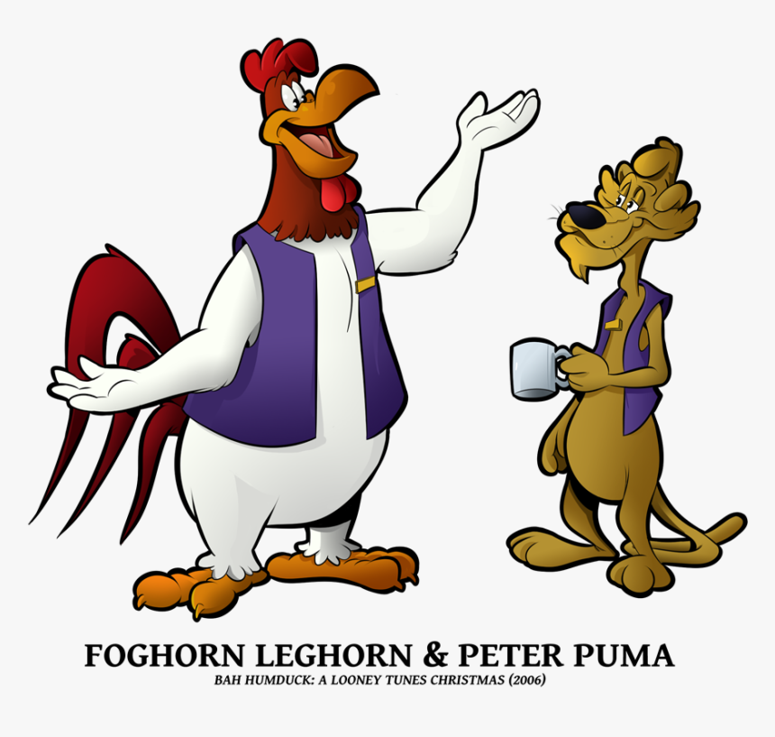 25 Looney Of Christmas - Foghorn Leghorn Bah Hum Duck, HD Png Download, Free Download