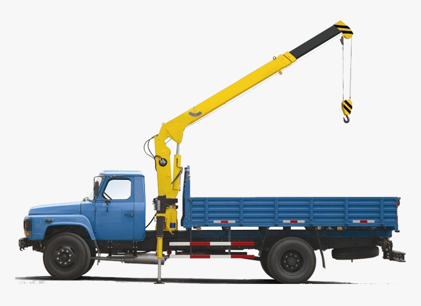 Pickup Truck Mobile Crane Knuckleboom Crane - Truck With Hydraulic System, HD Png Download, Free Download