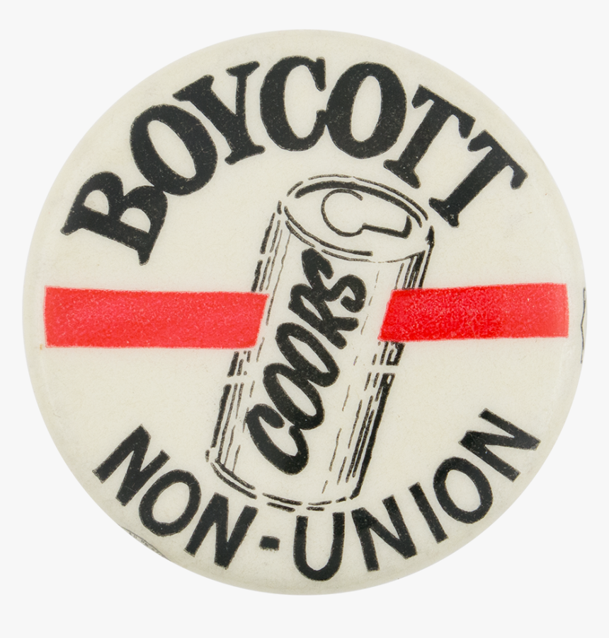 Boycott Coors Beer Button Museum - Circle, HD Png Download, Free Download