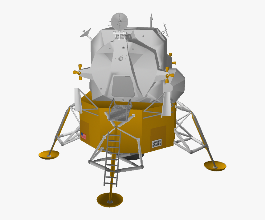 Transparent Bullet Hole - Lunar Lander Black Background, HD Png Download, Free Download