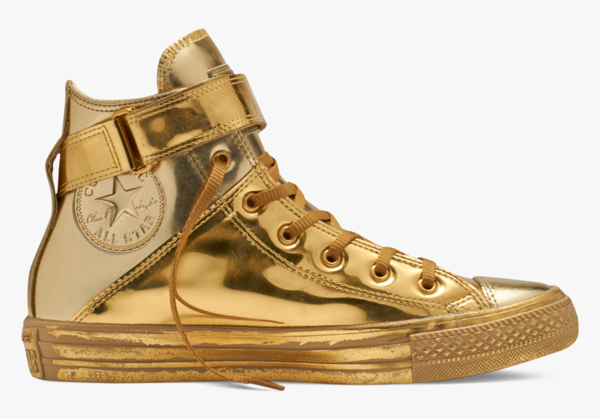 Golden Converse Shoes, HD Png Download, Free Download