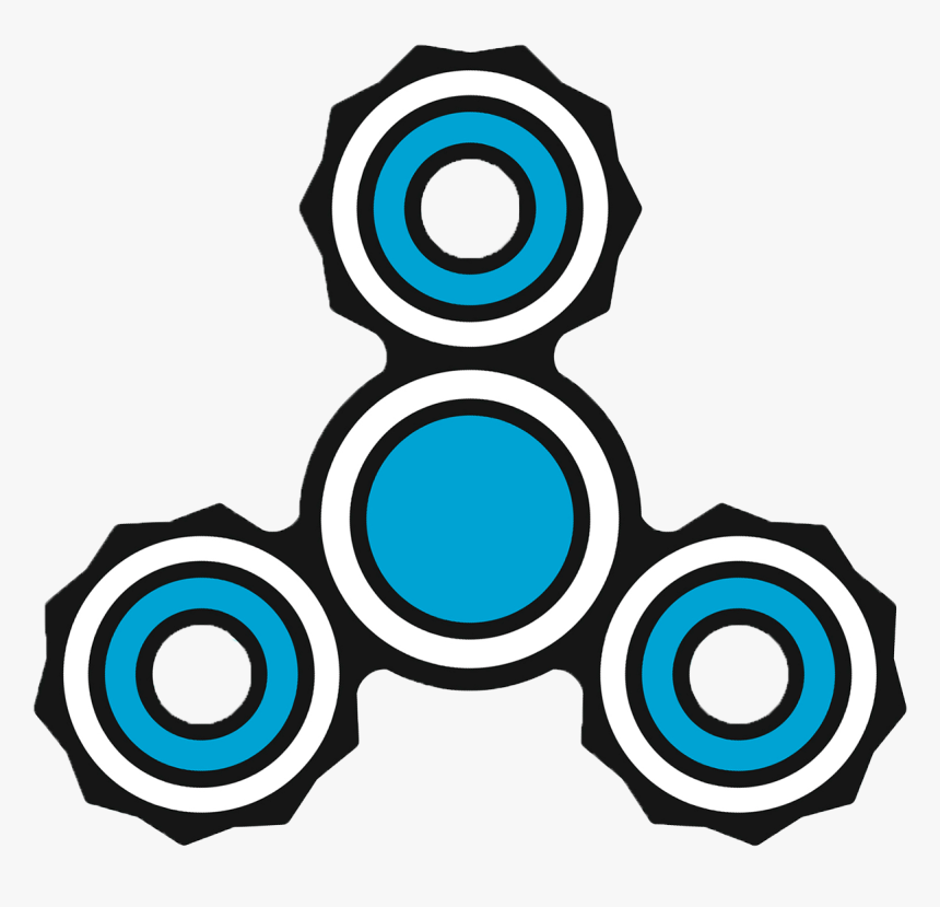 Transparent Fidget Spinner Clipart - Sticker De Spinner, HD Png Download, Free Download