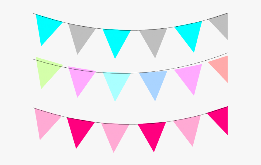 Pastel Clipart Flag Banner - Banner Clip Art Colorful, HD Png Download, Free Download