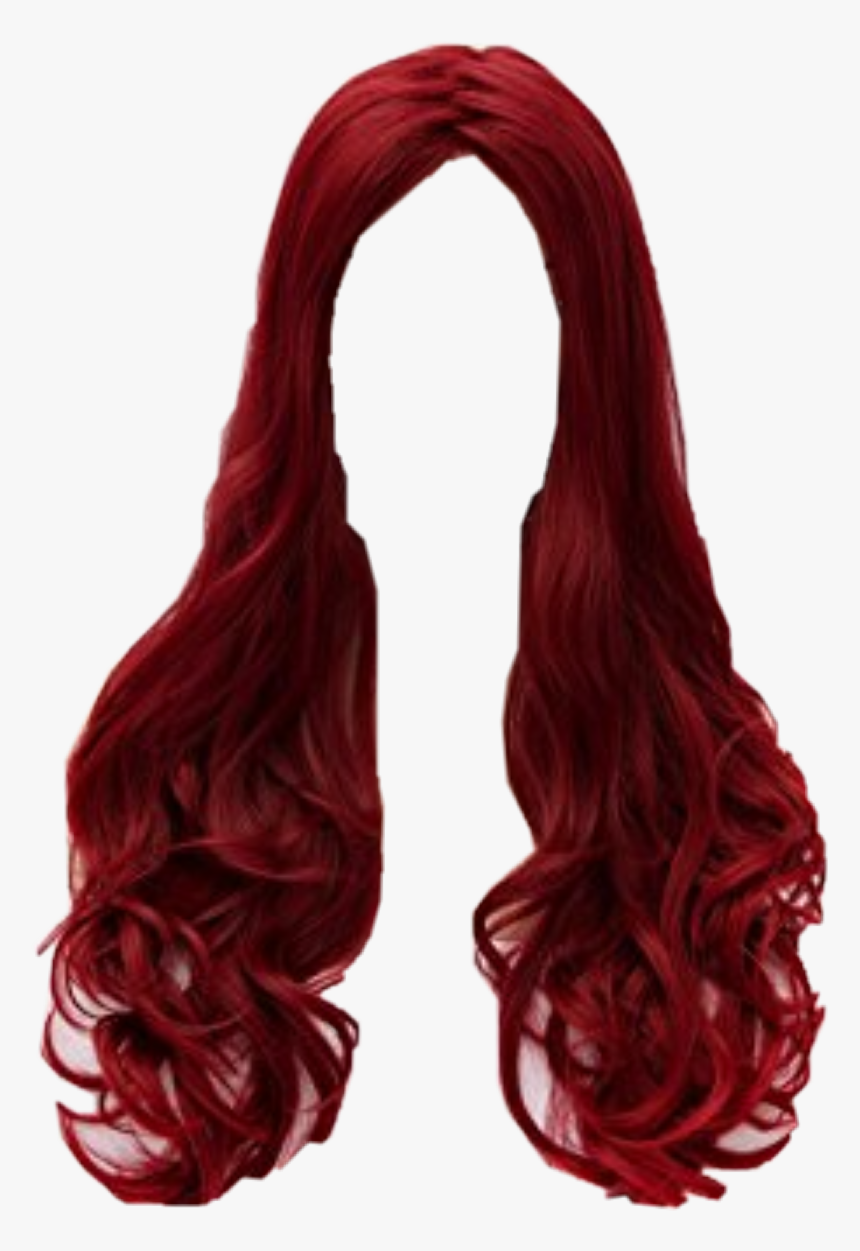 Red Wig Png - Long Red Wig Transparent, Png Download, Free Download