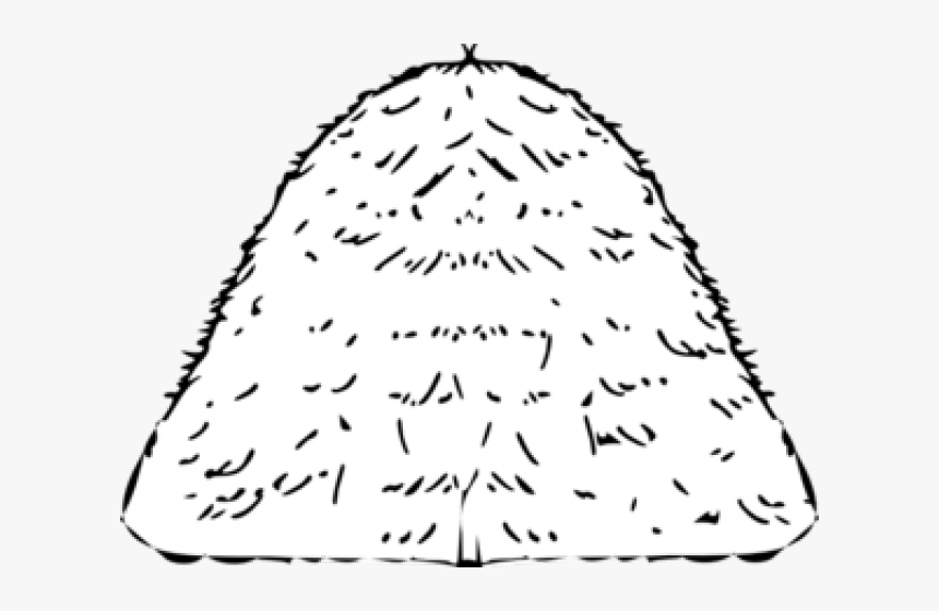 Hay Bale Cliparts Free Download Clip Art - Haystack Black And White, HD Png Download, Free Download