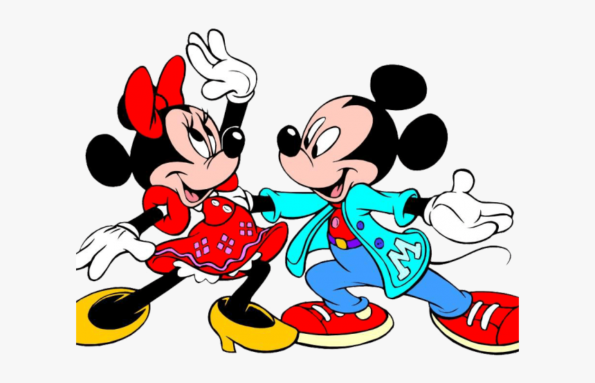 Sock Hop Clipart - Minnie And Mickey Mouse Dancing, HD Png Download, Free Download