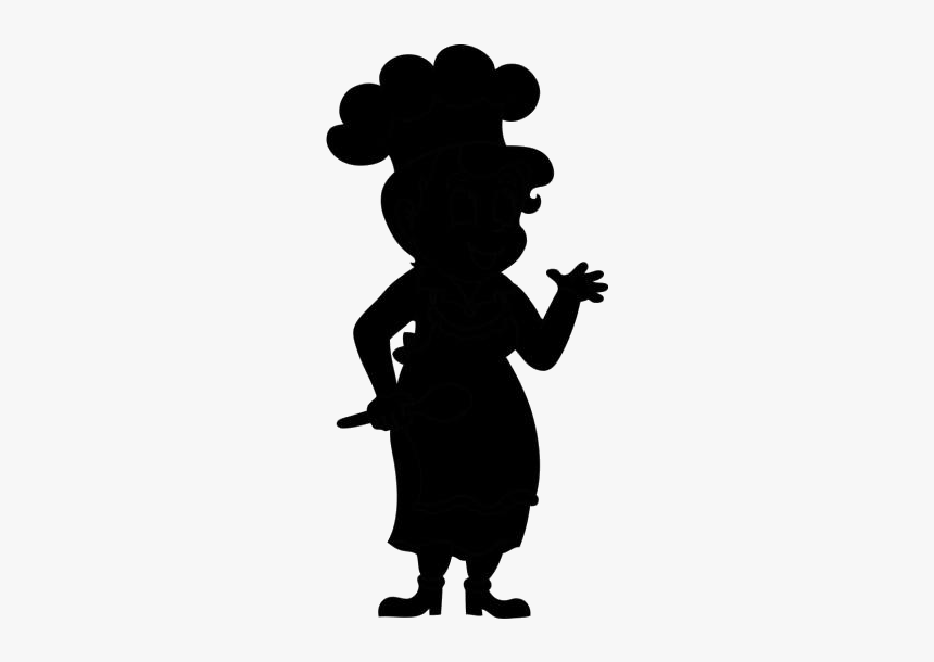 Old Cook Png Transparent Images - Silhouette, Png Download, Free Download