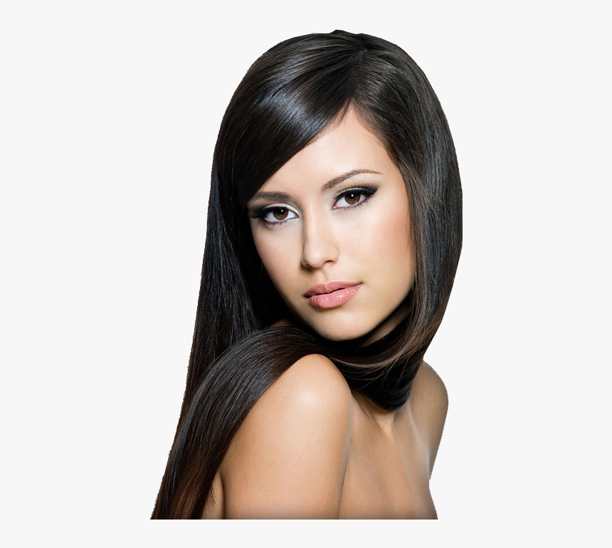 Silky Brown Hair - Natural Blue Black Hair Color, HD Png Download, Free Download