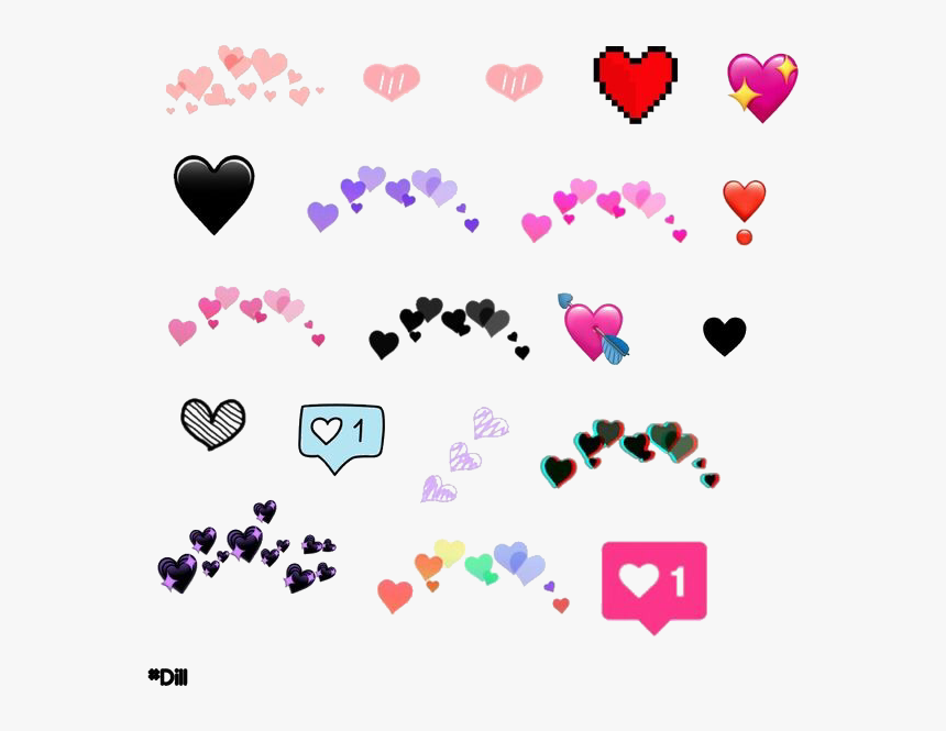 #heartcrown #filter #snapchat #freetoedit - Heart Snapchat Filters Png, Transparent Png, Free Download