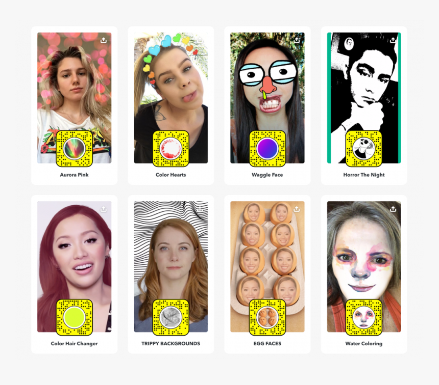 Popular Snapchat Filters 2019, HD Png Download, Free Download