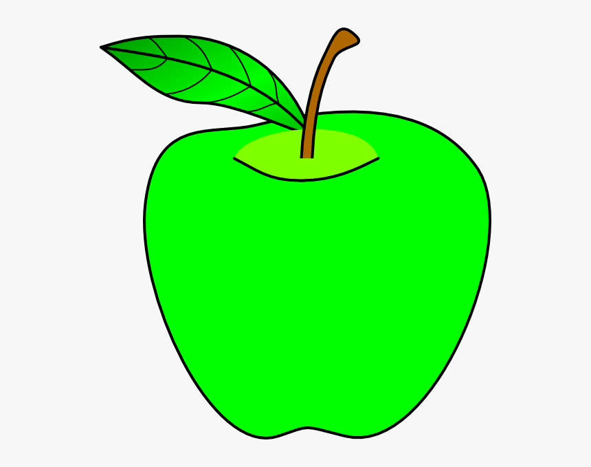 Transparent Teacher Apple Png - Green Apple Clip Art, Png Download, Free Download