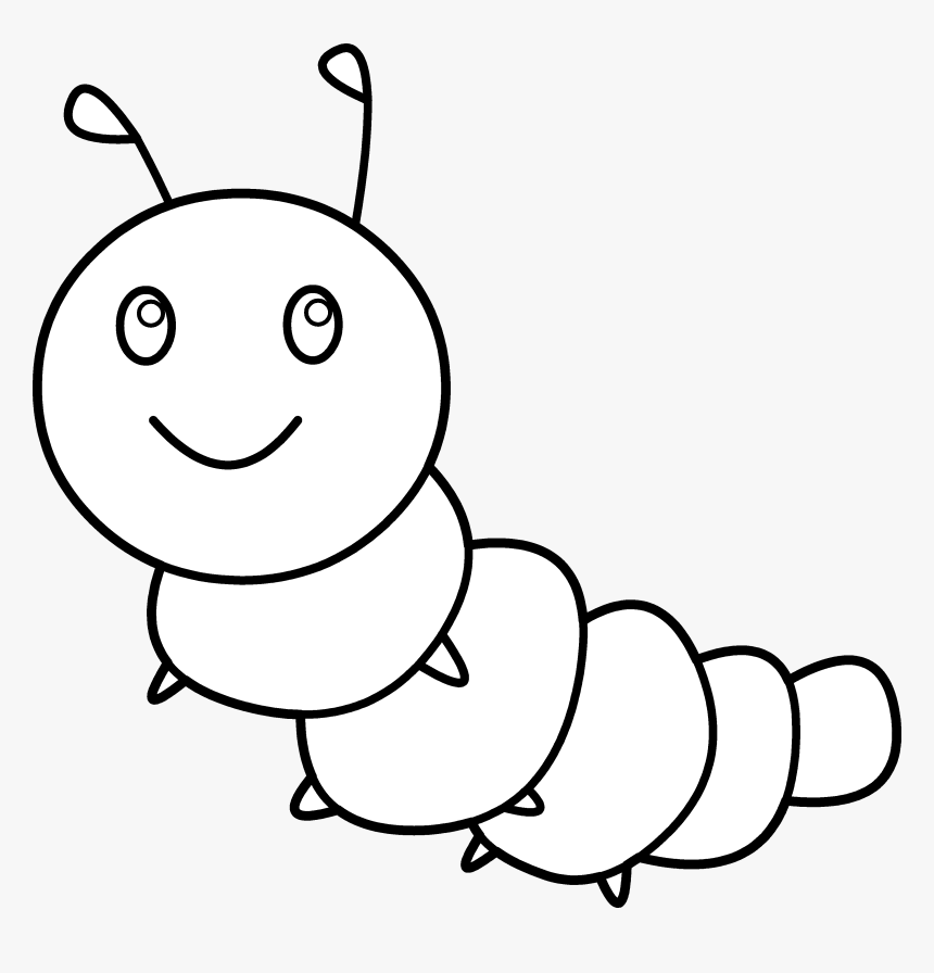 15 Caterpillar Clipart Black And White Png For Free - Caterpillar Clipart Black And White, Transparent Png, Free Download