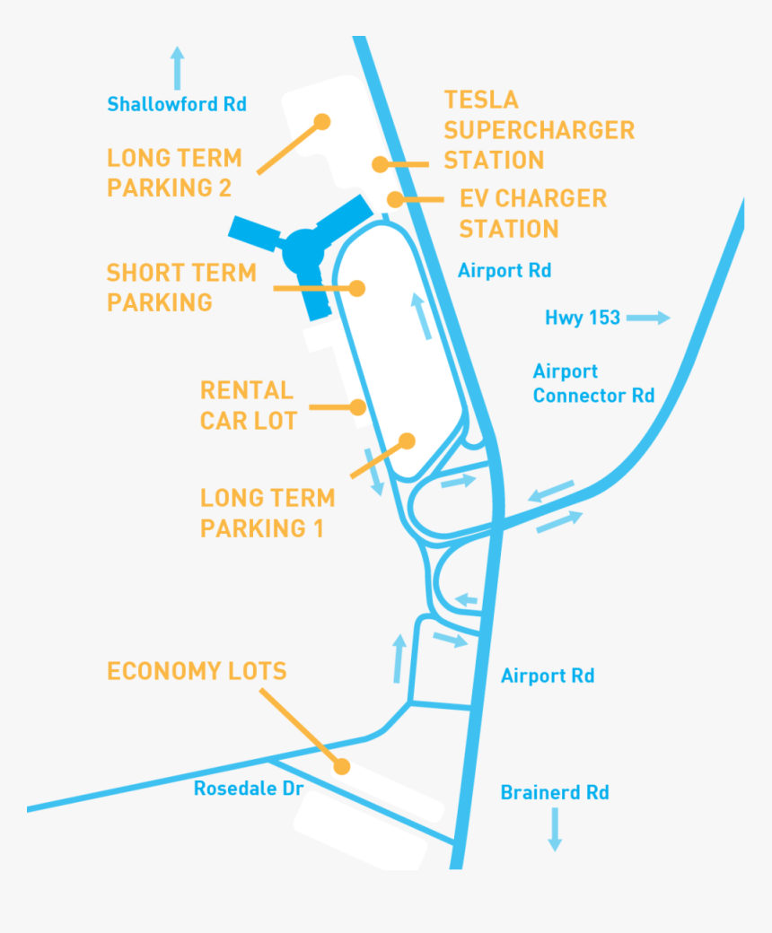 Cha Parking Home - Chattanooga Airport Delta, HD Png Download, Free Download