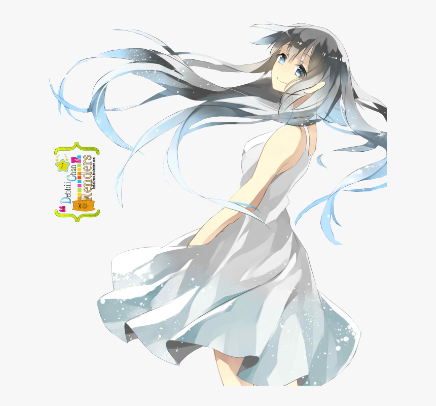 Anime Girl Render By Debbiichan-d5unw0r - Anime In Winter Wallpaper Phone, HD Png Download, Free Download