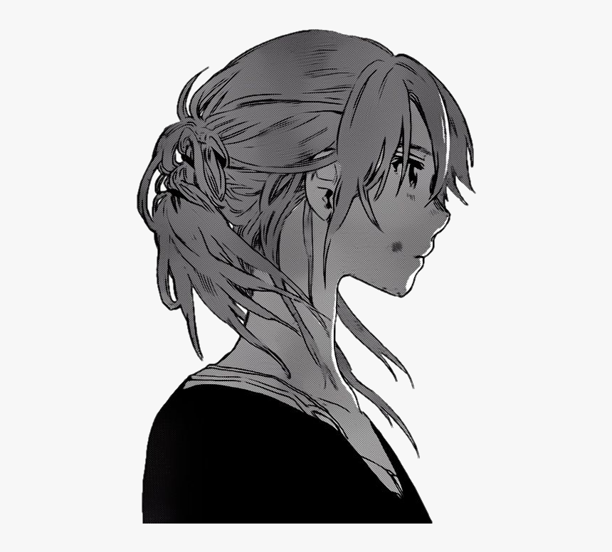 Anime Girl Black And White, HD Png Download, Free Download