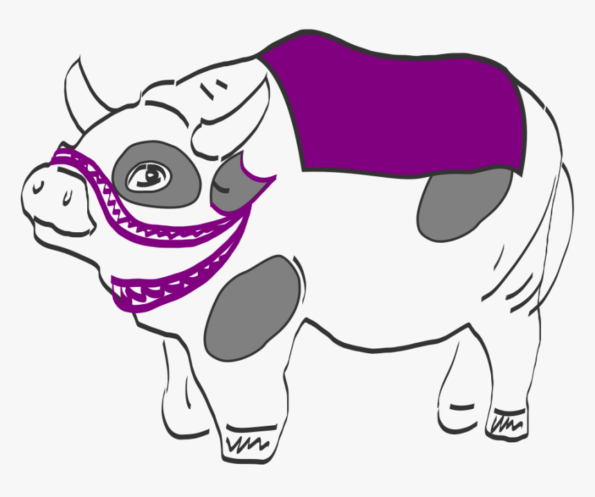 Transparent Cute Cow Png - Бычок Раскраска, Png Download, Free Download