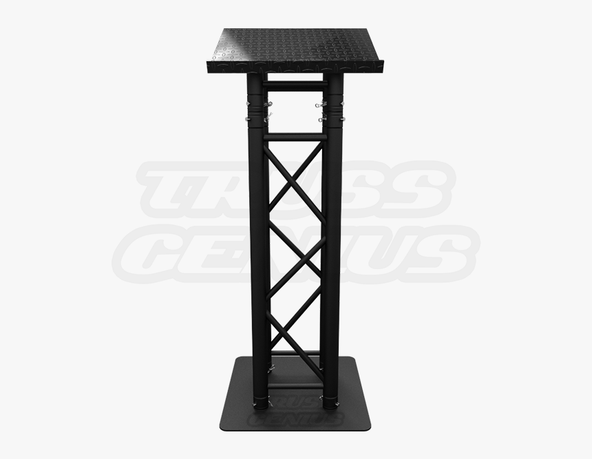 Matte Black Truss Lectern, Black Truss Podium, Black - Black Trussing, HD Png Download, Free Download