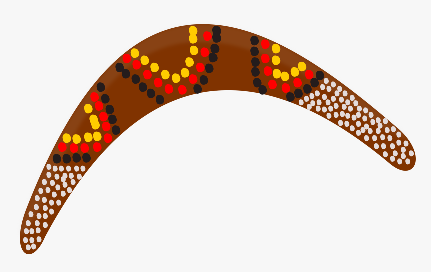 Easy Aboriginal Art Boomerang, HD Png Download, Free Download