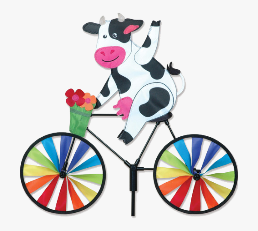 Transparent Cute Cow Png - Bruja En Bicicleta, Png Download, Free Download