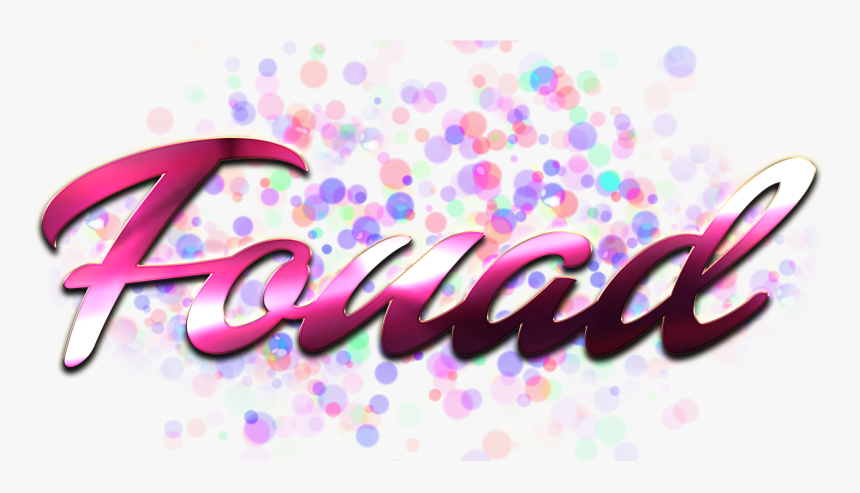 Fouad Name Logo Bokeh Png - Olive Name, Transparent Png, Free Download