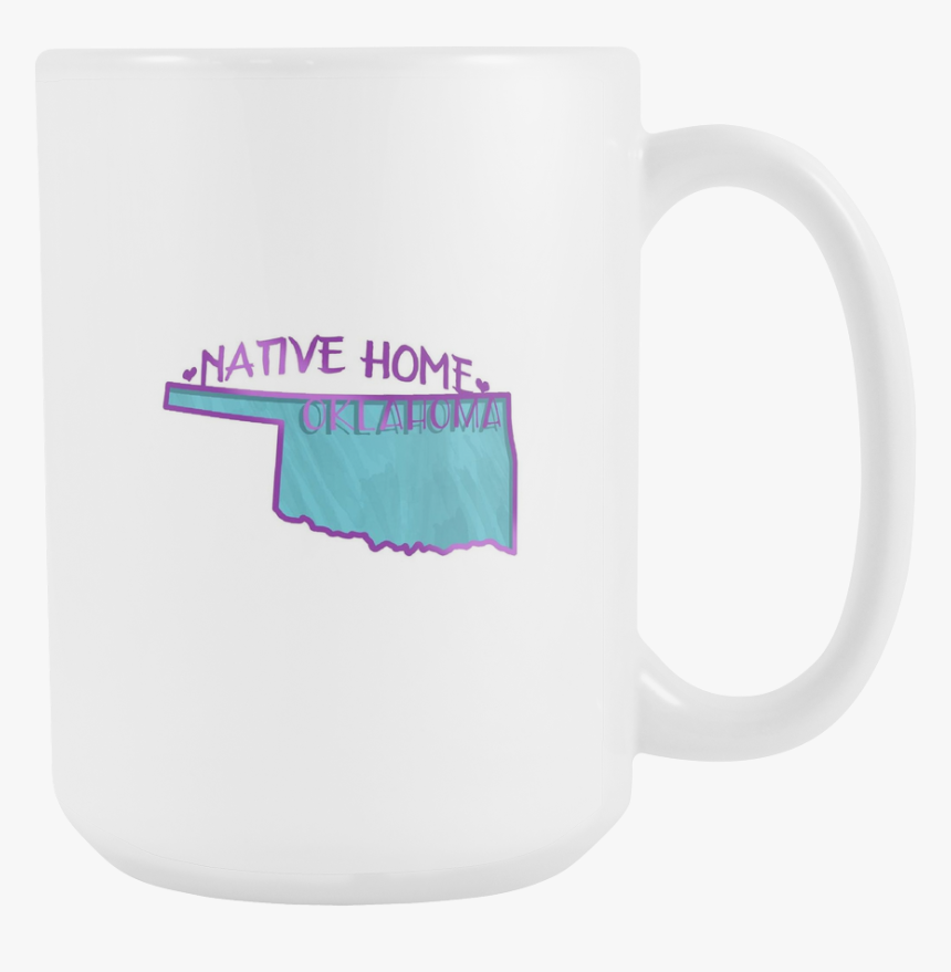 Love Oklahoma Native Home State Flag Map Outline 15oz - Beer Stein, HD Png Download, Free Download