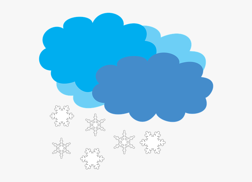 Cloudy, Weather Forecast, Snow, Snow Shower, Clouds - Cloudy Weather Clipart Gif, HD Png Download, Free Download